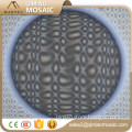 Black Leopard Pattern Sphere Glass Tile Foshan New Design Mosaic